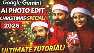 How I create Christmas ai image create in google gemini ( just one click) 🔥#ai 