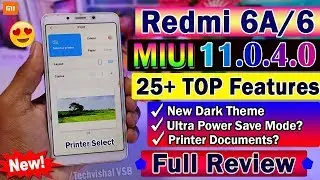 Redmi 6A MIUI 11.0.4.0 Stable Update Full Review | 25+ TOP Hidden Features | Redmi 6A MIUI 11 Update