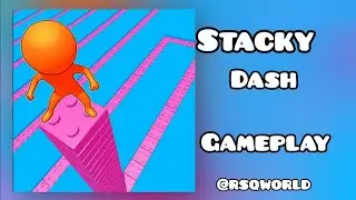 Stacky Dash Game level 11 to 20 gameplay