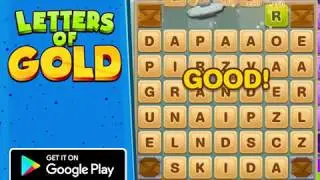 Letters of Gold - level 982 landscape blue Android