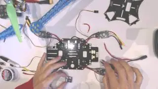 Guide on how to build a drone setup installation of components quad copter s500 frame part 3