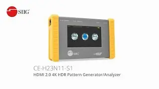 Генератор/анализатор шаблонов SIIG HDMI 2.0 4K HDR (артикул CE-H23N11-S1)