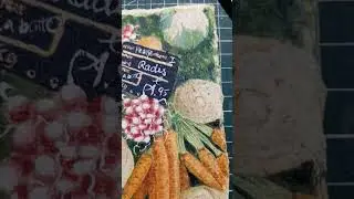 🥕Radish Painting Closeup | Watercolor Vegetable Still Life | #shorts #artshorts