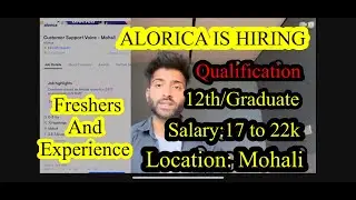 Aleorica| international BPO hiring| private jobs in Chandigarh and mohali for12th pass and graduate