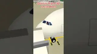 Qantas flight 32 recreation! Ptfs edition #boeing#airbus#aviation#aviationlovers#avgeek#aviationedit