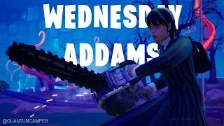 Wednesday Addams - In Depth Fortnite & Item Shop Review w/ QUANTUM CAMPER 10-24-25 - Addams family