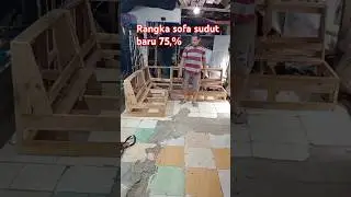 Rangka sofa sudut minimalis
