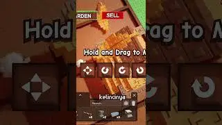 Tutorial membuat rumah simple grow a garden🍂🍁#roblox #growagarden #tutorial 
