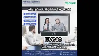 Yealink UVC40 All-in-One USB Video Bar &bull; BYOD #audioconferencing #conferencemeeting #collaboration