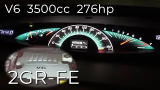 (2007y) V6 ESTIMA , acceleration test , cruise engine RPM. (Japan specification)