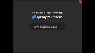 rocitizens codes for the year 2022