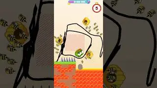 What ????? Lava 😱😱😱Dog draw lv 165 #shorts #games #funny