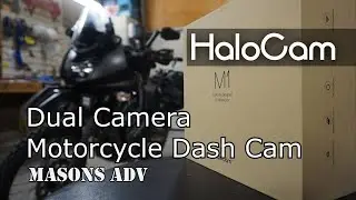 Motorcycle Dash Cam Dual Camera review | Masons ADV | KLR 650 |