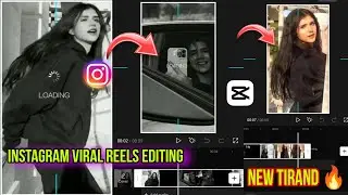 loading effect reels tirandig video editing | new tirandig reels tutorial 2023 in hindi 🔥..