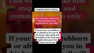 commitment spell