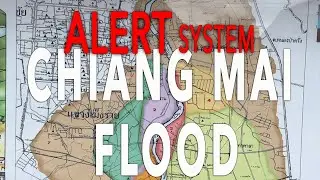 Chiang Mai Flood Conditions -  June 2024 - A look at the Ping River after heavy rain
