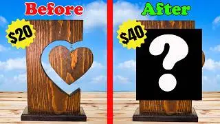 Last Minute Woodworking Project To Gift or Sell!