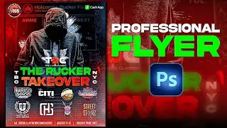 How To Make A Professional Sports Flyer 🔥 | Photoshop | Cal So Scoped