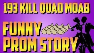 MW3: 193 Kill Quad MOAB | Funny Prom Story! (1 OFF PENTA + Hexa Fail)