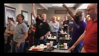 FLASHMOB sings at Chick-fil-A   #greatawakening  #Jesus