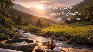 Good Morning Calm 🌿 Where Water Learns to Breathe | Relaxing Nature Music