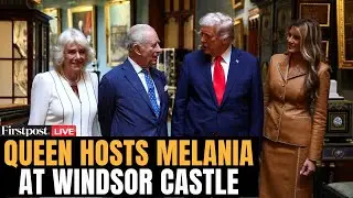LIVE: Queen Camilla, Melania Trump Visit Queen Mary's Dolls' House & Royal Library at Windsor Castle