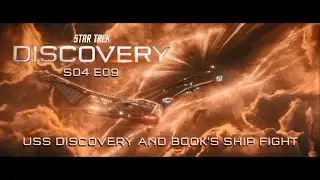 USS DISCOVERY AND BOOK'S SHIP FIGHT - S04 E09 - STAR TREK DISCOVERY SEASON 04 EPISODE 09.