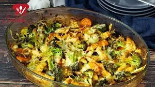Sooo unfassbar lecker und einfach 🐓🥦🧀 Hähnchen Brokkoli AUFLAUF mit Gouda I LOW CARB Rezept