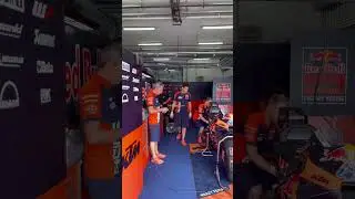 KTM paddock vibe is 🔥😍 #shorts #motogp #ktm #motorsport