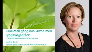 Dual-task gång hos vuxna med ryggmärgsbråck – Martina Bendt (2020)