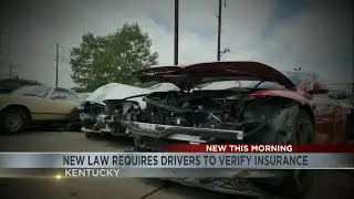 New law in Kentucky requires drivers to verify insurance