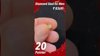 Bling on a Budget: Real Diamond Studs for Men (Under 10k ). #shorts