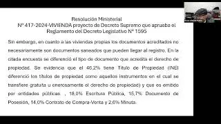 Regularización excepcional de acciones y derechos sobre predios determinados según D.L. 1595