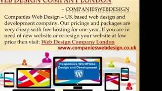 Web Design Company London - Companies Web Design