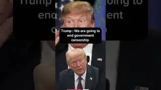 Trump to end government censorship #trump #maga #freespeech #shorts #meme