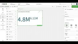 Qlik Sense Tutorial  KPI Chart