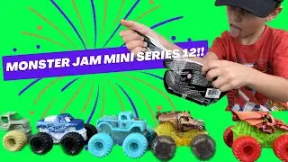 MONSTER JAM MINI SERIES 12!!! CHASE CODES!!! SPIN MASTER