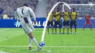 how to score the Curved free kick on PS3 FIFA 19