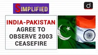 India Pakistan Agree to Observe 2003 Ceasefire: Simplified