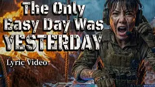 《The Only Easy Day Was Yesterday》A song ignites your fighting spirit!｜Cafewawa【Official Lyric Video】