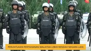 Peruntukan pertahanan Malaysia lebih rendah negara lain
