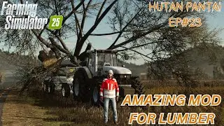 The BEST Early Game  Mod For Tree Harvesting - Farming Simulator 25 - Ep23