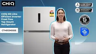 CHiQ 515L Inverter Frost Free Top Mount Refrigerator - CTM512NSS5E