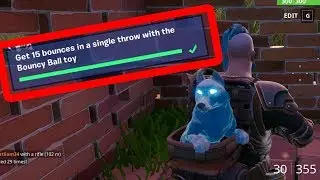 BOUNCY BALL 15 BOUNCES Fortnite Week 5 Season 8