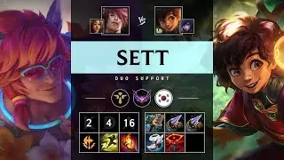 Sett Support vs Milio - KR Master Patch 25.14