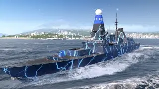 HMS Daring. Warships Mobile 2. Gameplay 