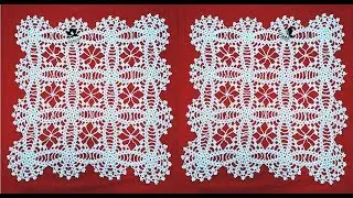 Square em Crochê para Mesa Quadrada,Colcha,Almofada,Trilho,Caminho Etc