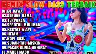 DJ REMIX SLOW BASS 💥 DANGDUT LAGU ENAK DIDENGAR AUDIO JERNIH 💥VIRAL SEBUAH NAMA HITMAN