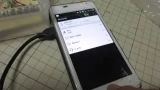 Android（HTCJ　ISW13HT) とPIC24FJ64GB002のBluetoothHIDテスト１