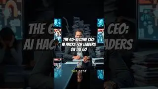 The 60-Second CEO: AI Hacks for Leaders on the Go #aiproductivity   #worksmarter  #aiforbusiness